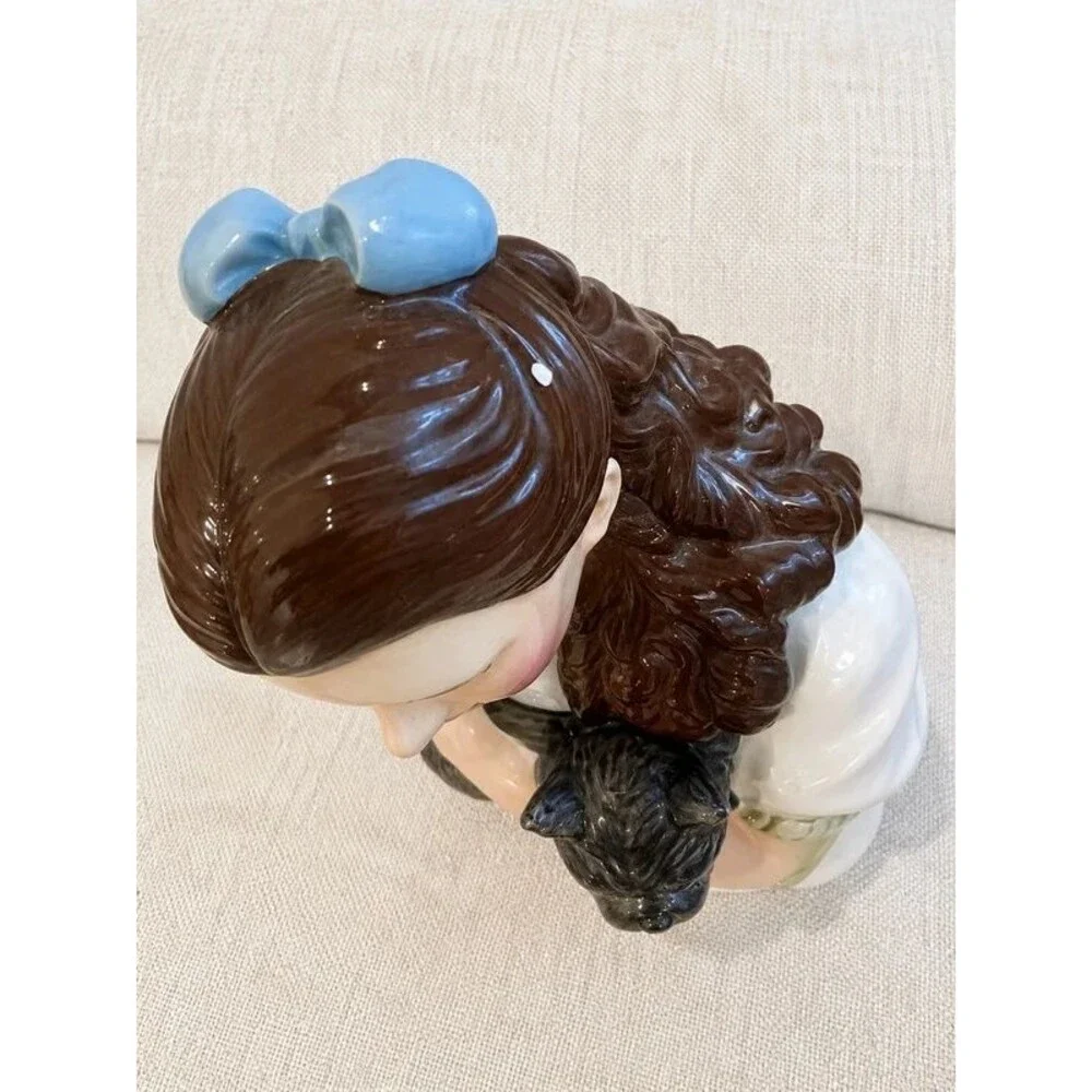 Wizard of Oz Dorothy & Toto Westland Giftware Ceramic Cookie Jar #17238